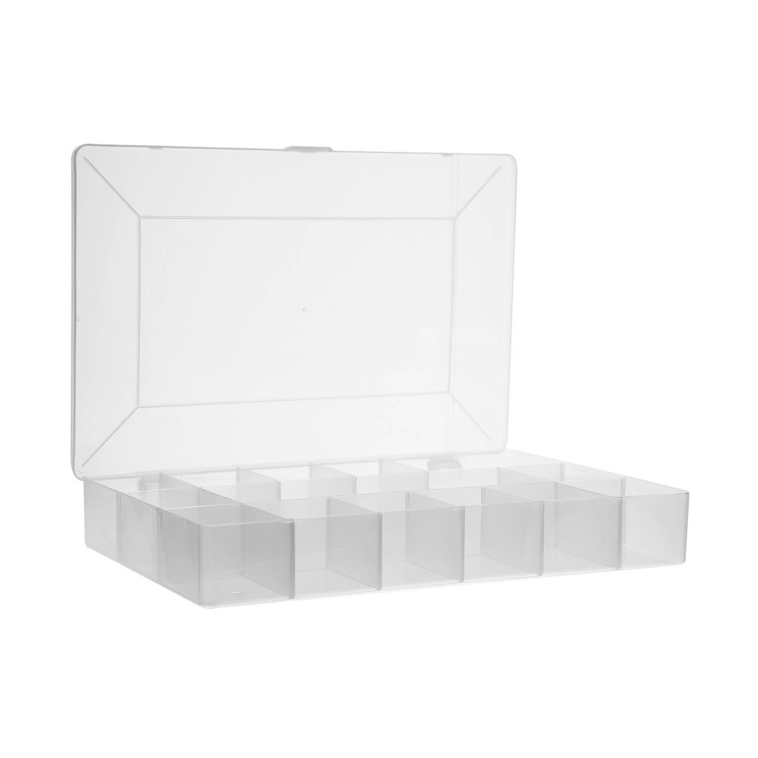 Plastic opbergbox met vakjes Five®