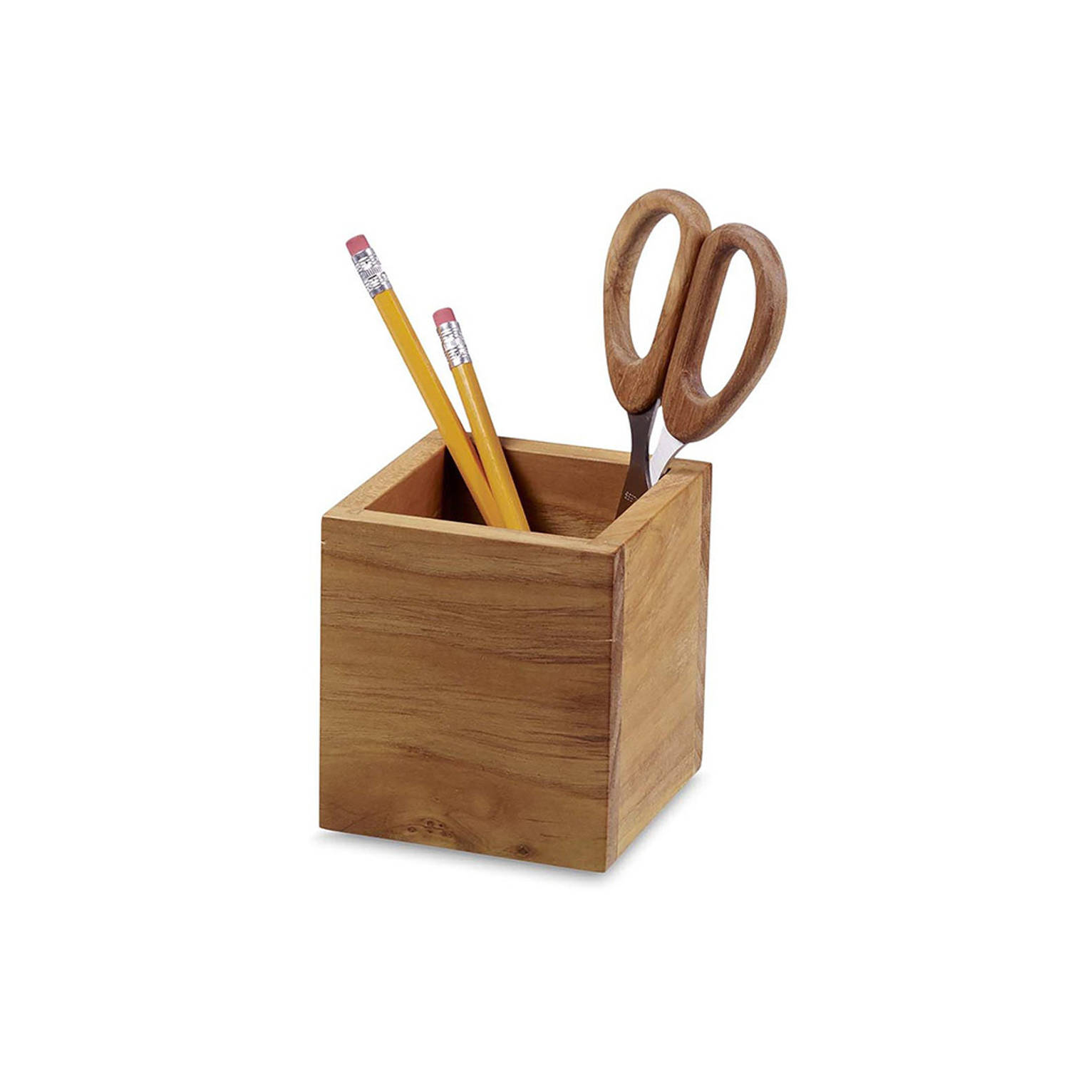 Design Ideas Teak houten pennenbakje - Hout - Duurzaam