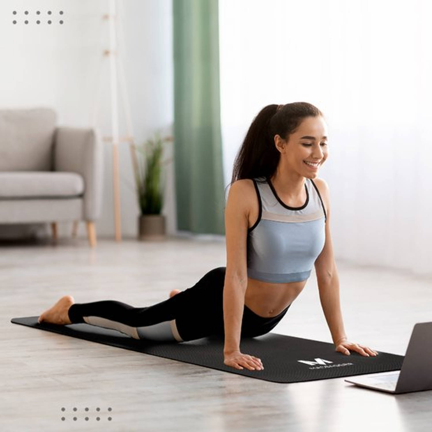 Massagerr® Yoga – Anti Slip – Waterafstotend – Dik – Luxe Draagtas - Fitnessmat – Sportmat | Blokker
