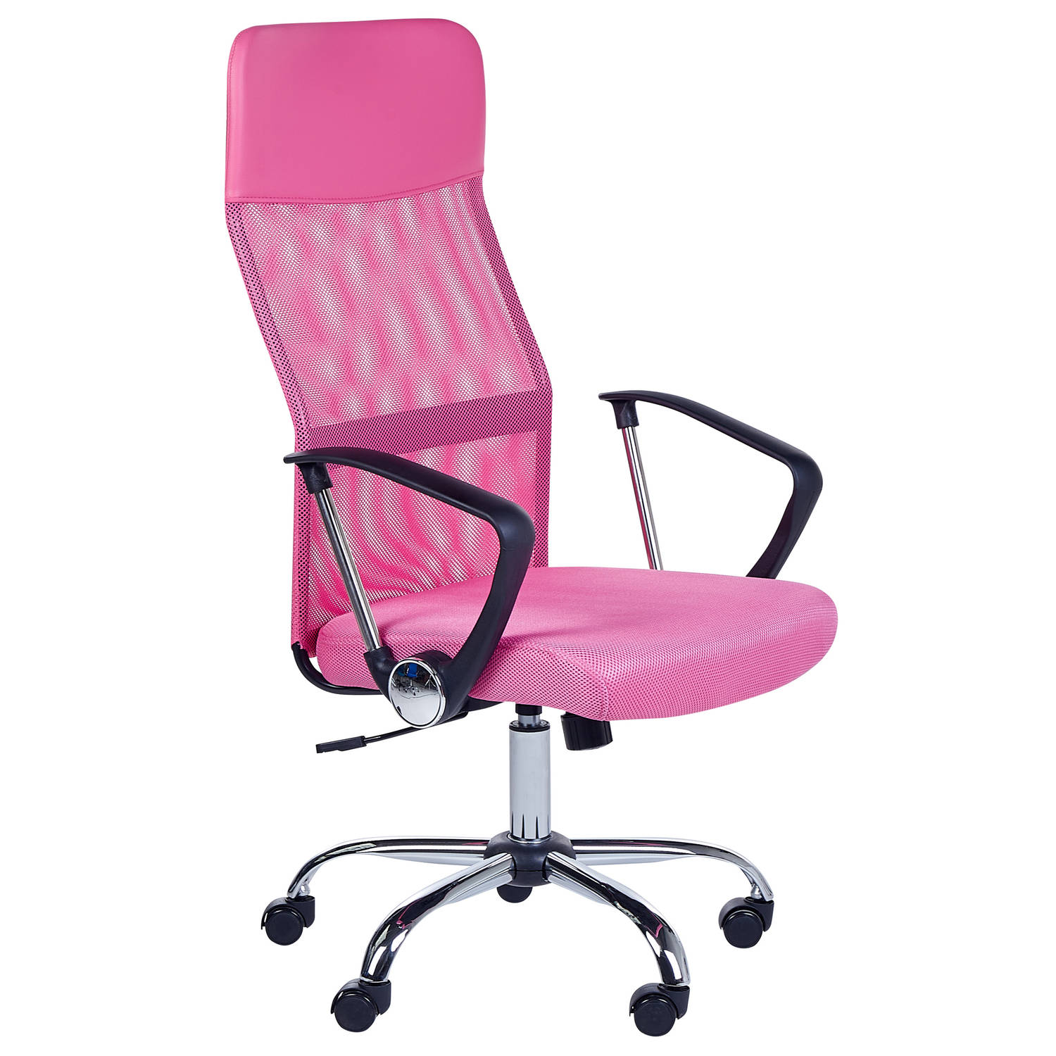 Beliani DESIGN - Bureaustoel - Roze - Mesh