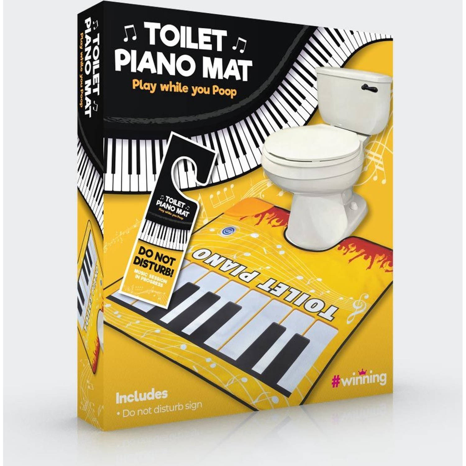 Toilet Piano Mat - WC Piano - #Winning