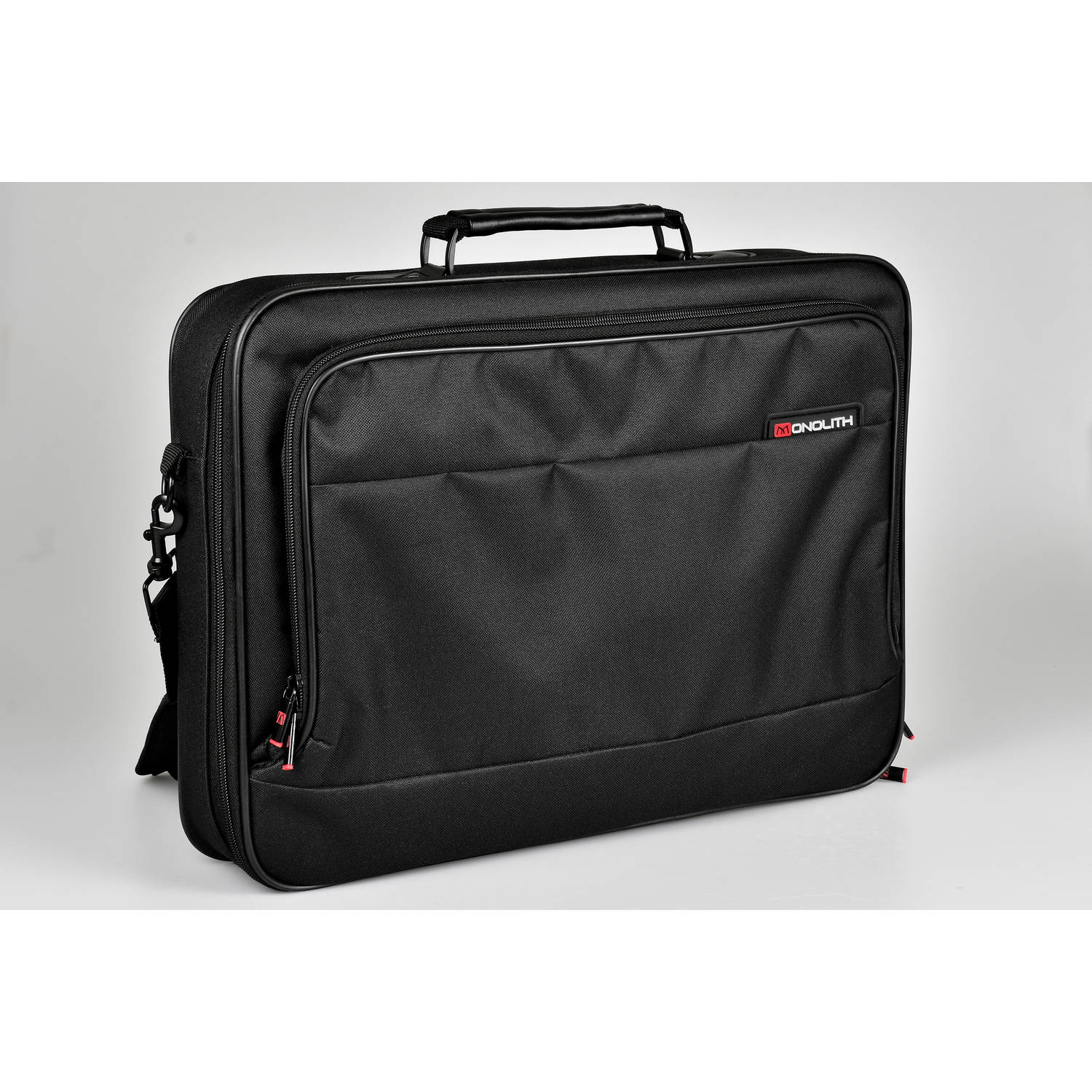 Monolith Laptoptasche 15.4 "" - Schwarz - Nylon / Polyester Body - 320 mm Höhe x 395 mm Breite x 105 mm Tiefe