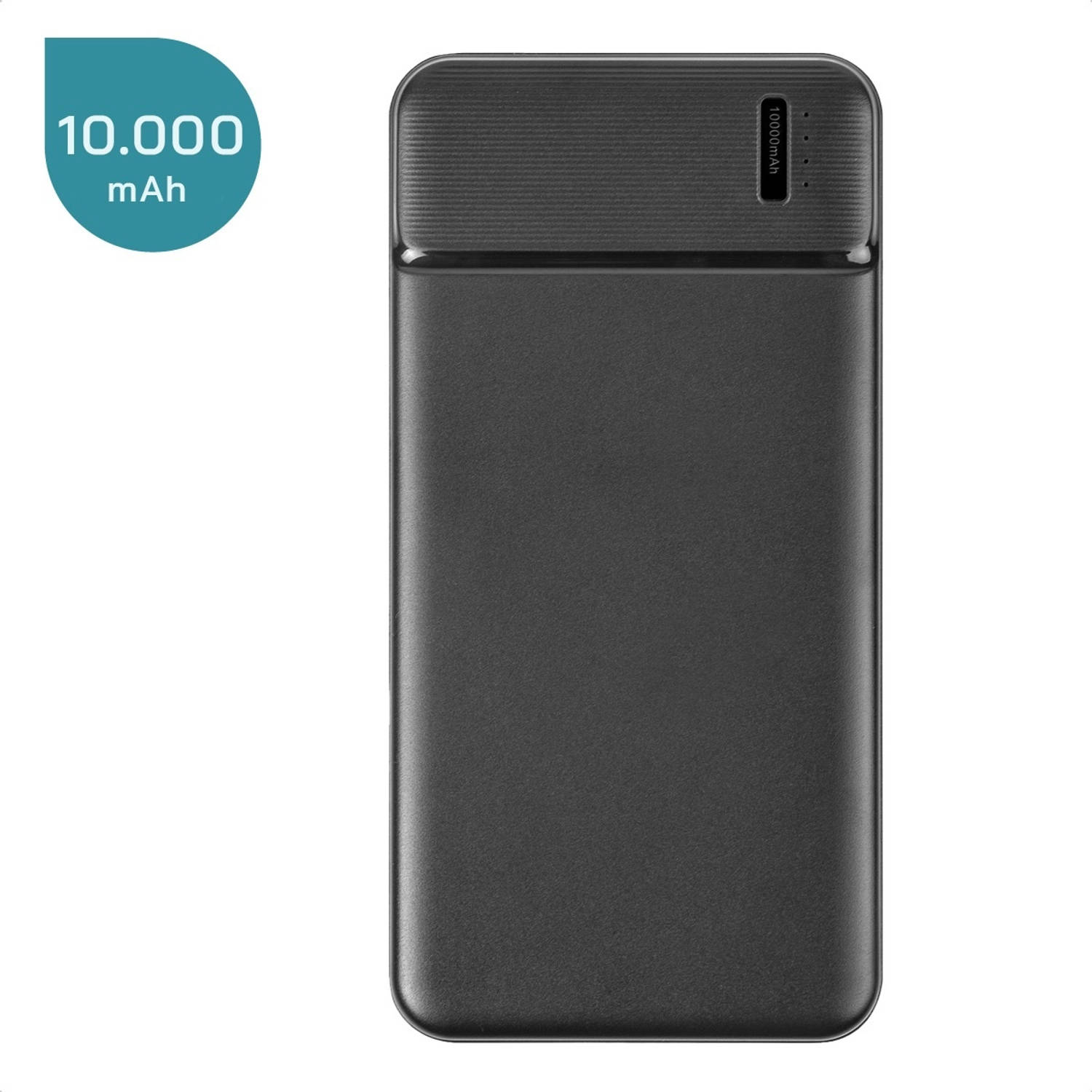 ForDig Oplaadbare Powerbank 10.000mAh - Snel laad functie / Quick charge - Incl. Kabel - 22.5W Snellader - Fast Charge 4 Poorten - 2 USB / USB-C / Micro USB - Compact Design Oplade