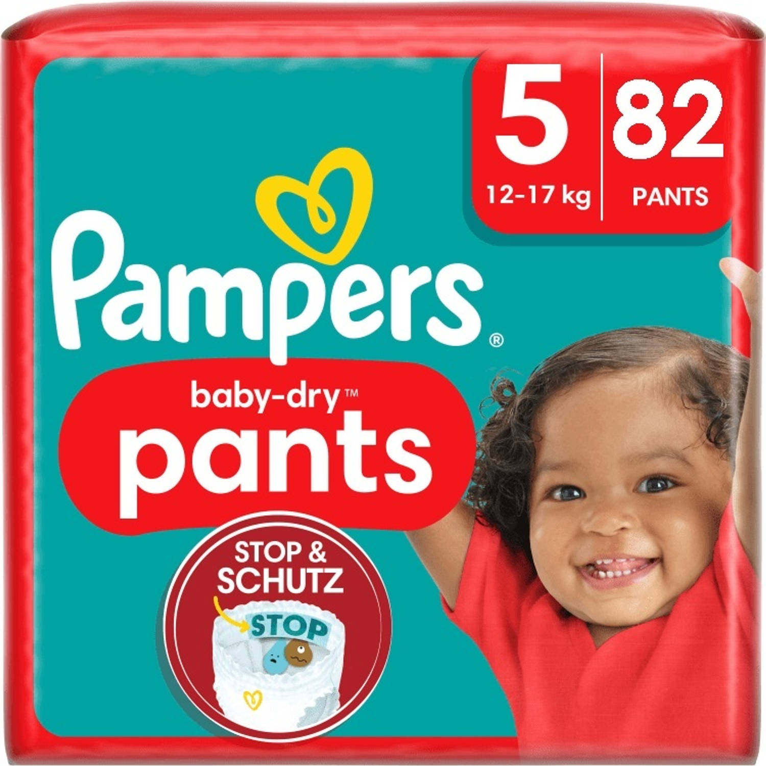 Pampers - Baby Dry Pants - Maat 5 - Megapack - 82 luierbroekjes - 12/17 KG
