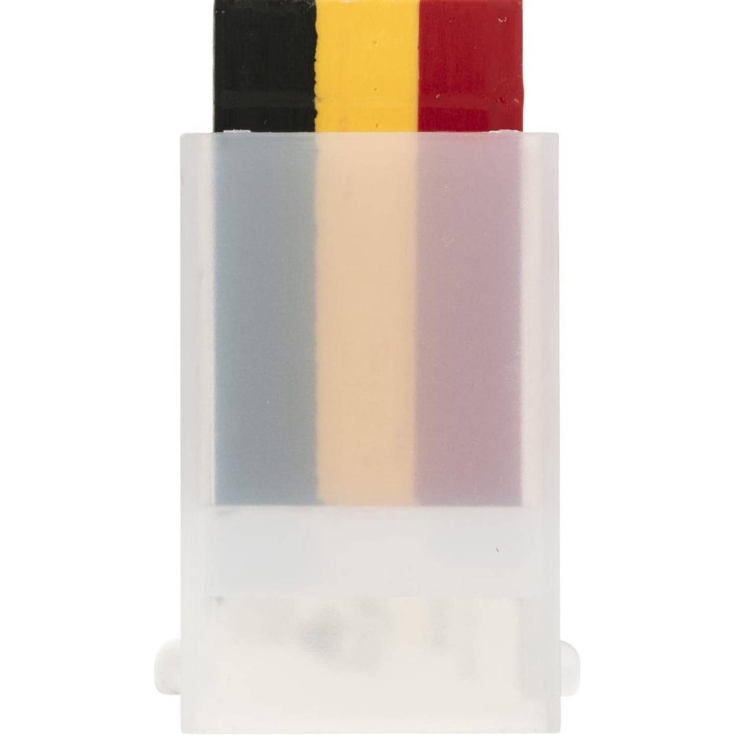 3 kleurenstift - 3 in 1 Schminckstift kleuren van Belgie- Rode Duivels Schminck.
