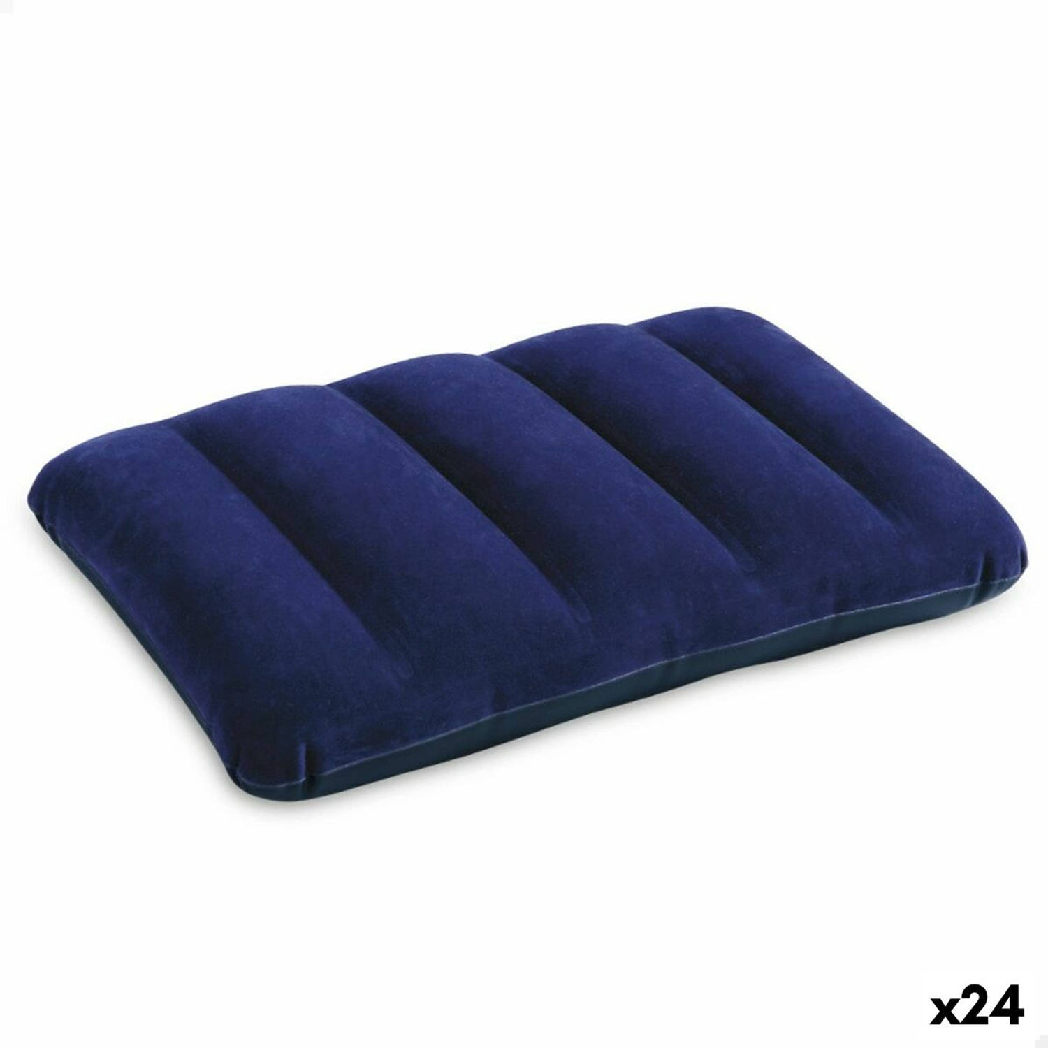 Kussen Intex Downy Pillow Blauw Opblaasbaar 43 x 9 x 28 cm (24 Stuks)