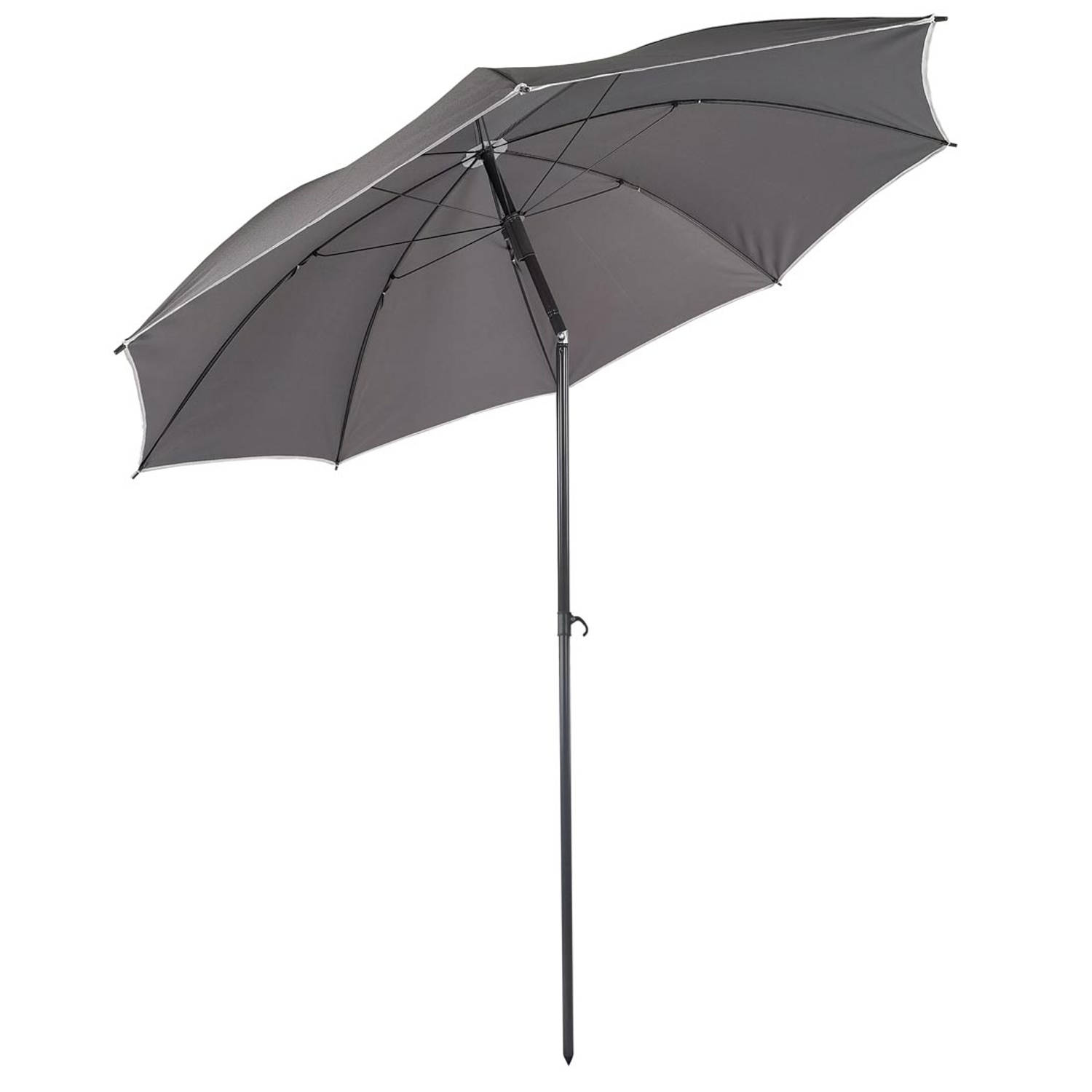 Strand parasol S Ø160cm antraciet.