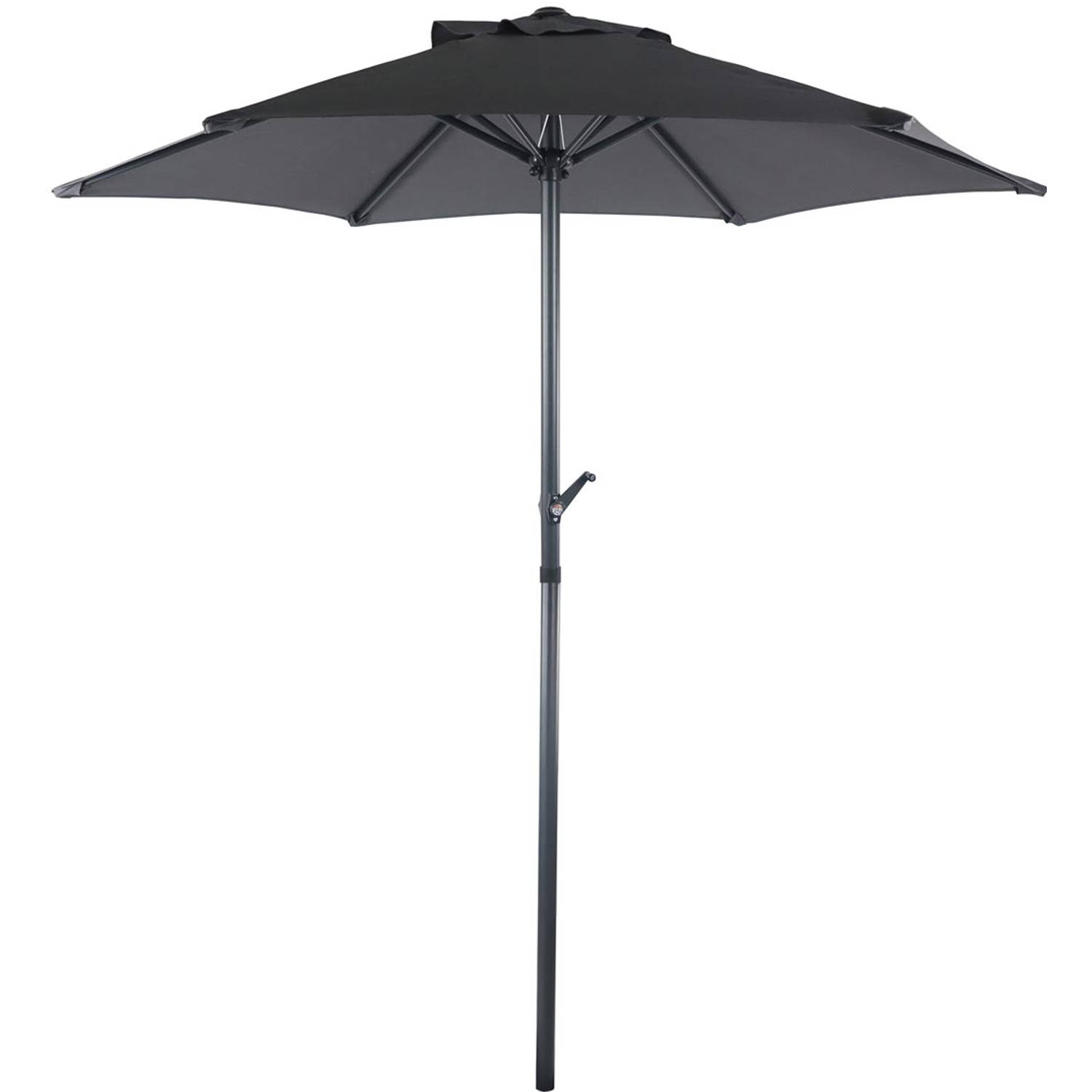 Vera parasol Ø180cm antraciet.