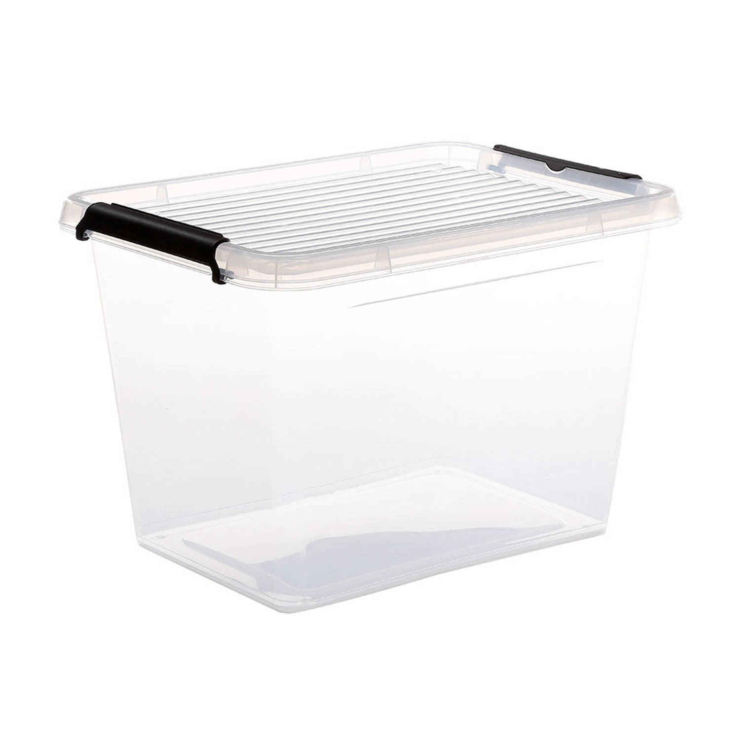 Five® Doorzichtige opbergbox met clipsluiting 19 liter - 19 liter (38,9 x 29,3 x 26 cm) - Stapelbaar, Klaar voor gebruik