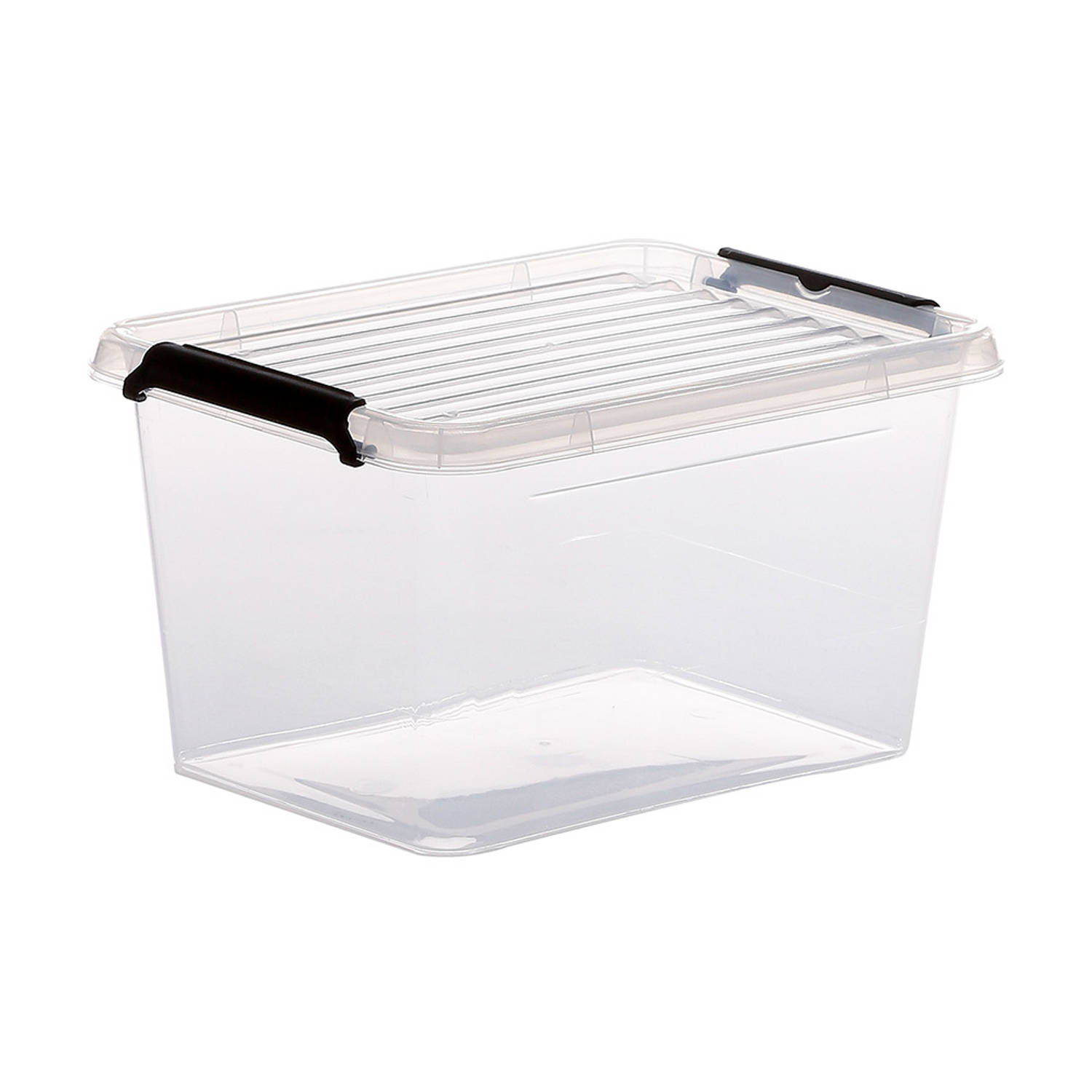 Five® Doorzichtige opbergbox met clipsluiting 2 liter - 2 liter (19,5 x 14,8 x 11 cm) - Stapelbaar, Klaar voor gebruik