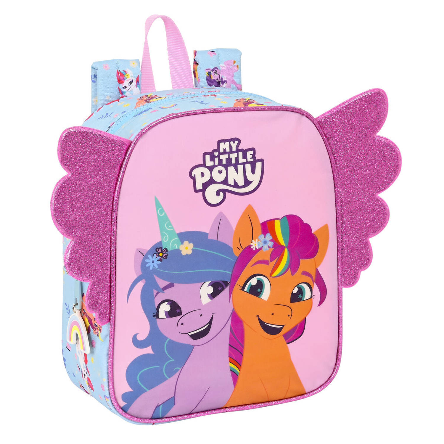 Schoolrugzak My Little Pony Wild & free Blauw Roze 22 x 27 x 10 cm