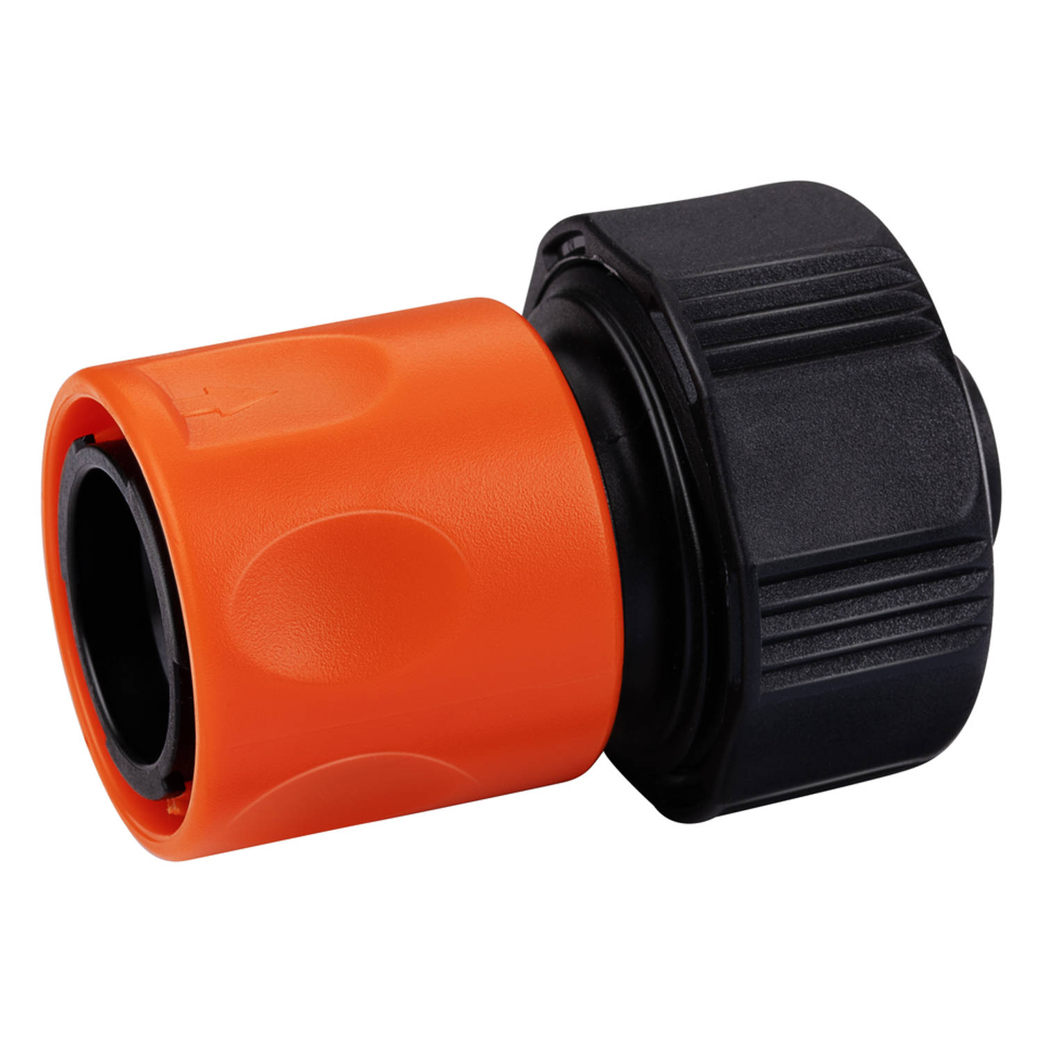 BLACK+DECKER Tuinslang Snelkoppeling - 5/8'-3/4' - ?16-19 mm - Kunststof - Zwart/ Oranje