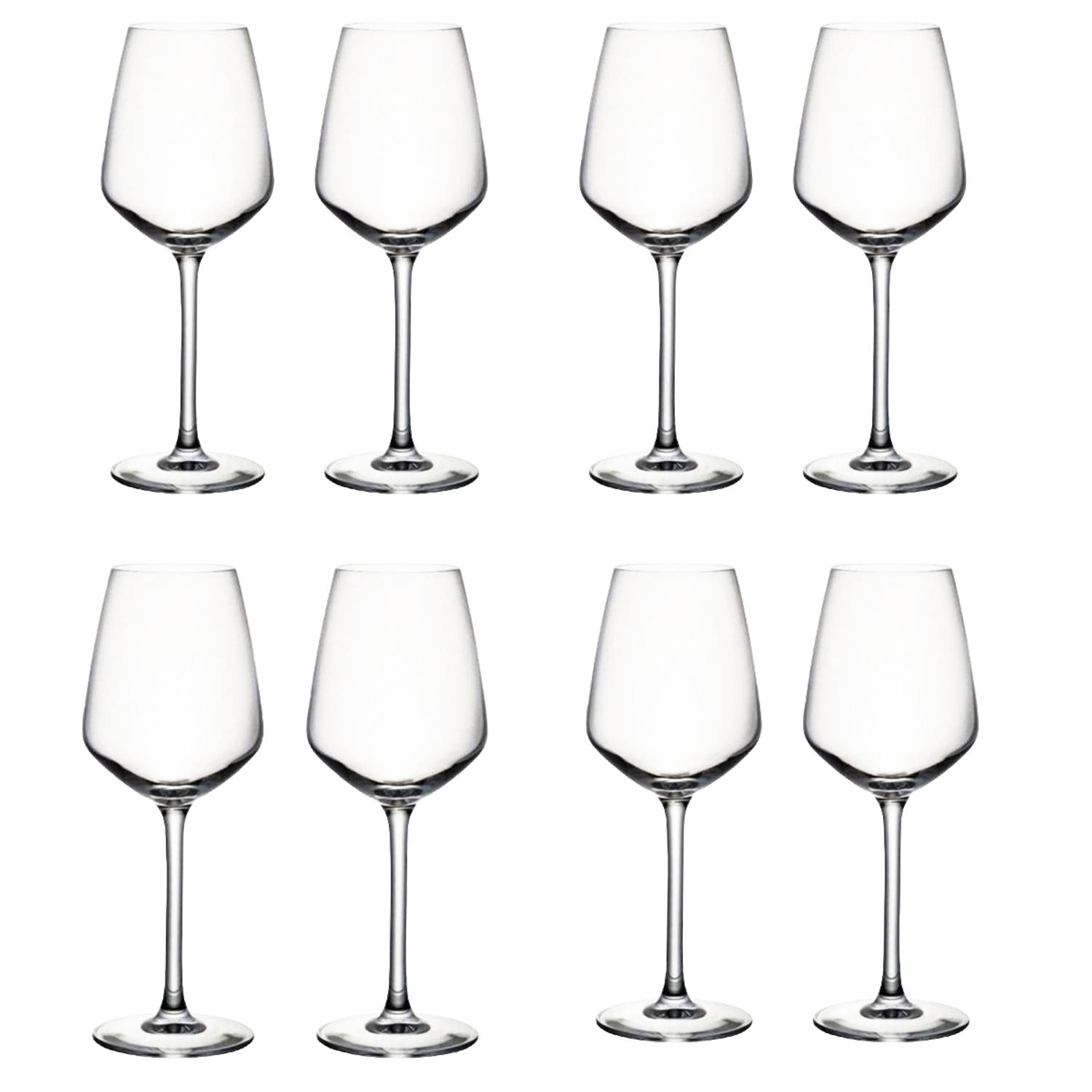 Cristal d&apos;Arques - Set van 8 witte wijnglazen - 300ml