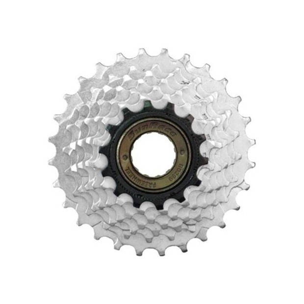 Sunrace Freewheel 6 speed 14-28t zink in doosje