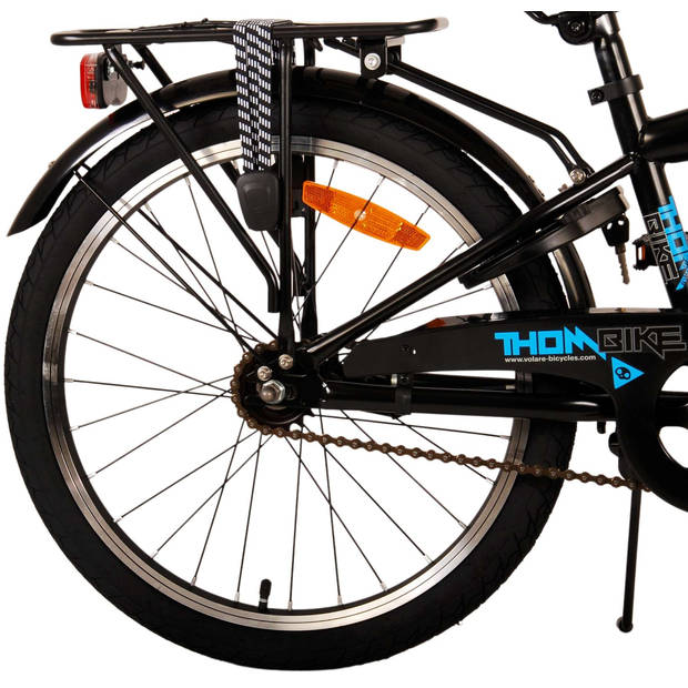 Volare Jongensfiets Thombike 20 Inch 23 cm Jongens Terugtraprem Zwart/Blauw