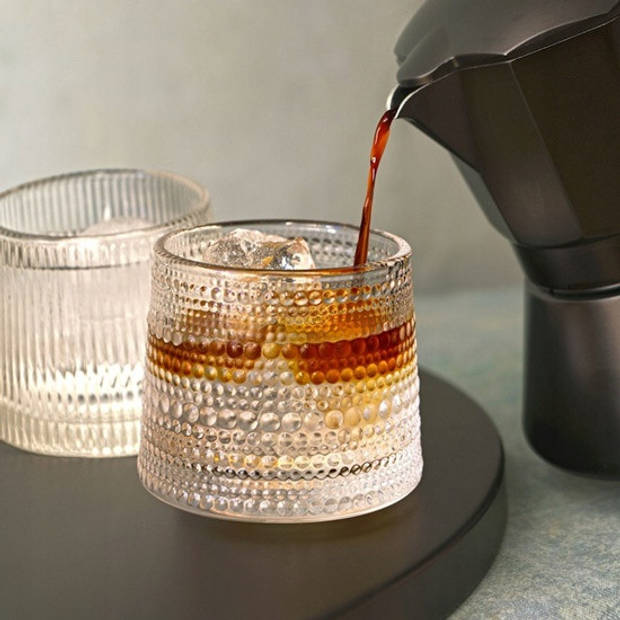 Edënbërg Black Line - Percolator - Koffiemaker 12 kops - Espresso Maker 400 ML - Zwart