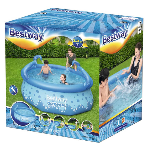 Opblaaszwembad Bestway Octopool 274 x 76 cm 3153 L