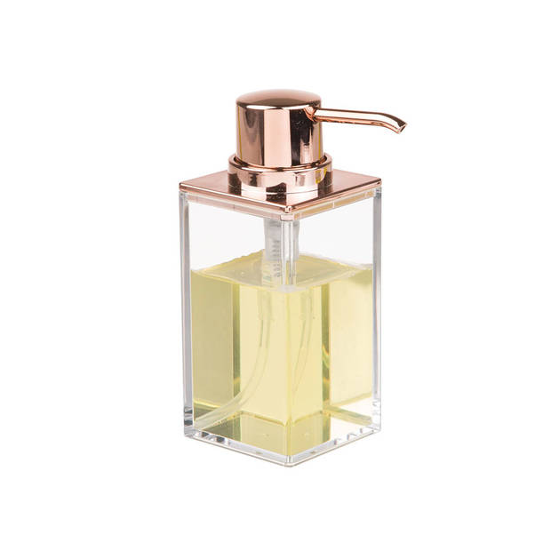 Zeepdispenser rosé goud iDesign - Clarity