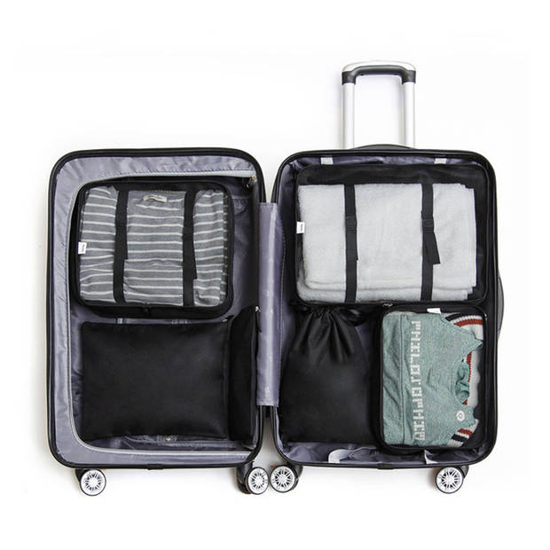 Packing cubes koffer 6 stuks Clever Travel
