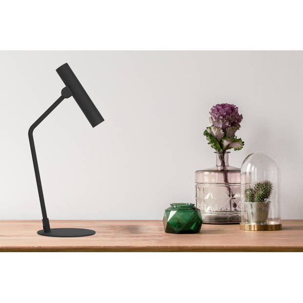 EGLO Almudaina Tafellamp - LED - 49,5 cm - Zwart - Staal
