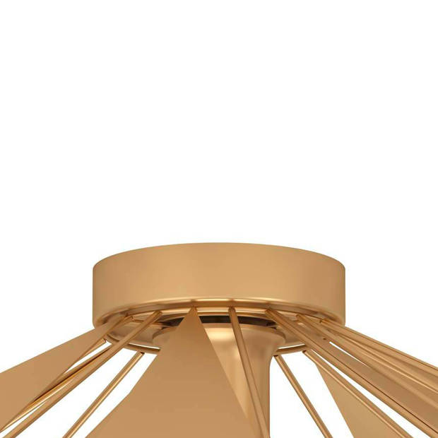 EGLO Carlton Plafondlamp - E27 - Ø 47 cm - Goud - Staal