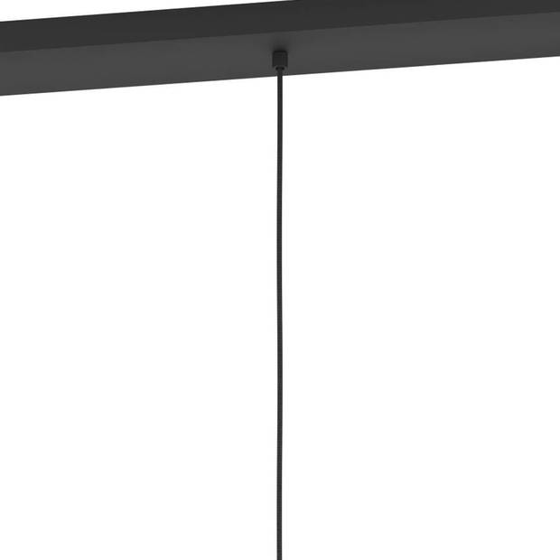 EGLO Oxpark Hanglamp - E27 - 92 cm - Zwart/Wit/Groen - Bamboe