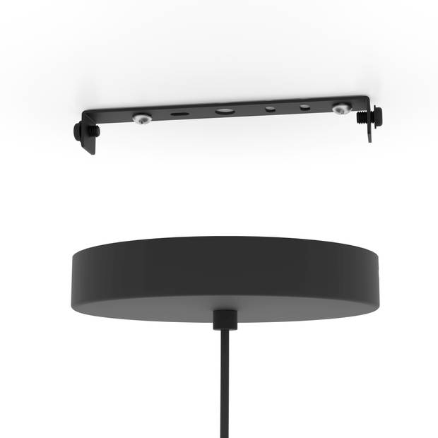 EGLO connect.z Ginestrone-Z Hanglamp - Ø 45 cm - Zwart/Wit - RGB