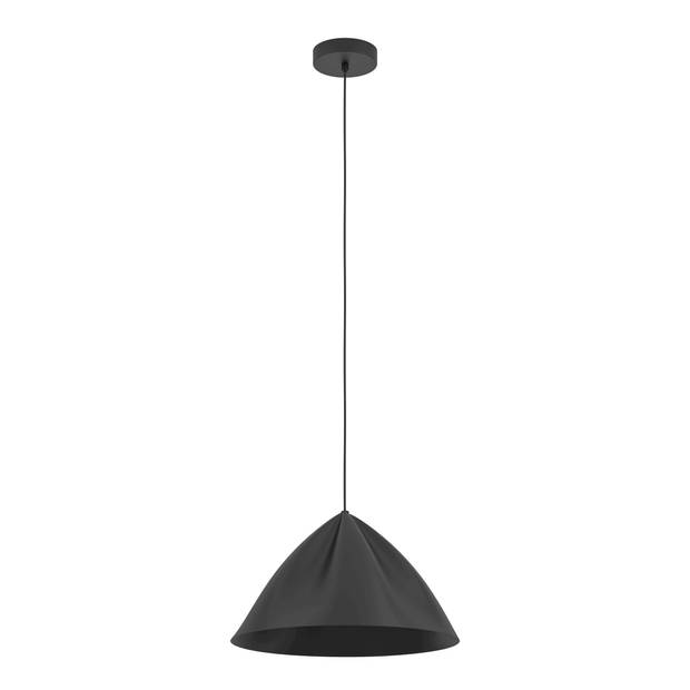 EGLO Podere Hanglamp - E27 - Ø 42,5 cm - Zwart - Staal