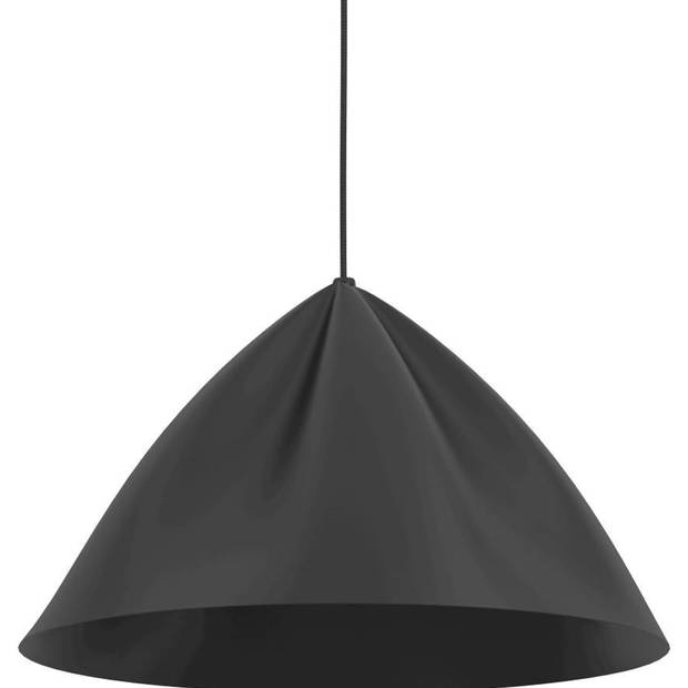 EGLO Podere Hanglamp - E27 - Ø 42,5 cm - Zwart - Staal