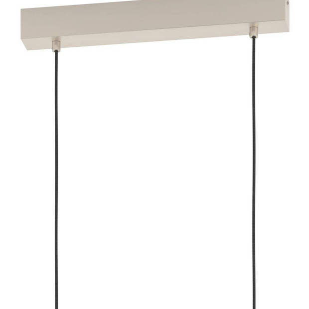 EGLO Cawton Hanglamp - E27 - 76 cm - Grijs/Bruin - Staal/Hout