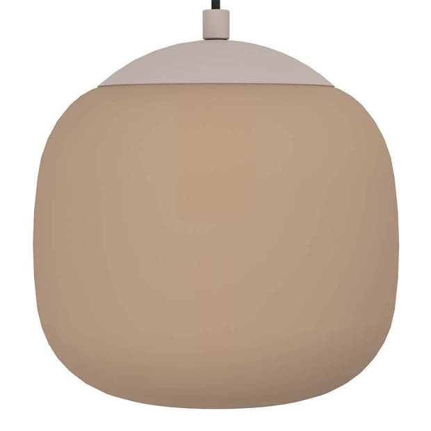 EGLO Cominio Hanglamp - E27 - 88,5 cm - Zandkleurig/Taupe - Glas