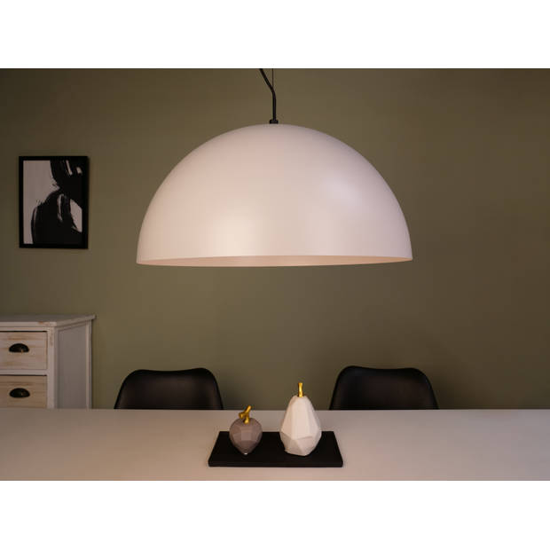 EGLO Gaetano 1 Hanglamp - E27 - Ø 53,5 cm - Grijs/Wit