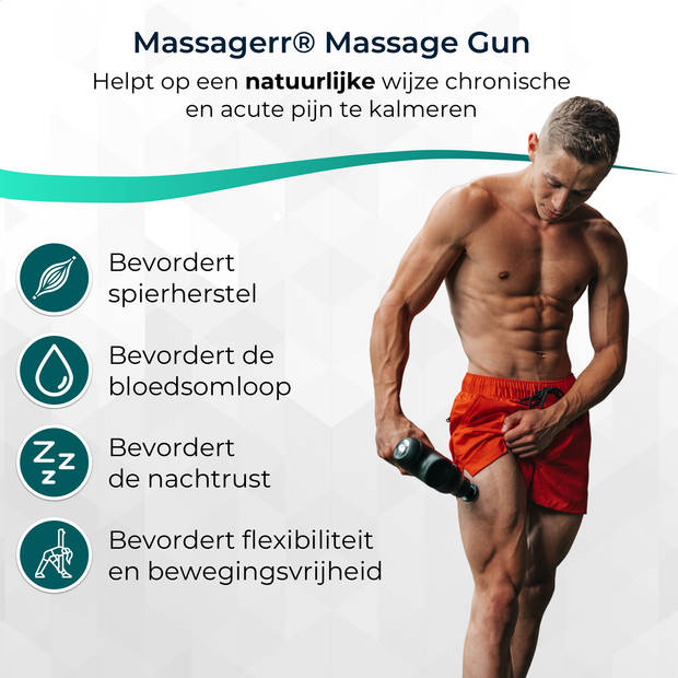 Massagerr® Massage Gun PRO – Professioneel Massage Apparaat