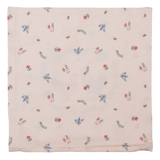 HAES DECO - Set van 2 Sierkussenhoezen - 40x40 cm - 100% Katoen - Chicken and Rooster