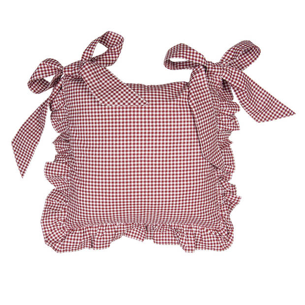 HAES DECO - Set van 2 Sierkussenhoezen - 40x40 cm - 100% Katoen - Romantic Rose