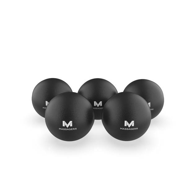 Massagerr® Stressballen - Zwarte Stressbal - Verbeter Focus - Verminder Mentale Stress