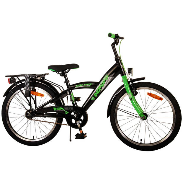 Volare Jongensfiets Thombike 20 Inch 23 cm Jongens Terugtraprem Zwart/Groen