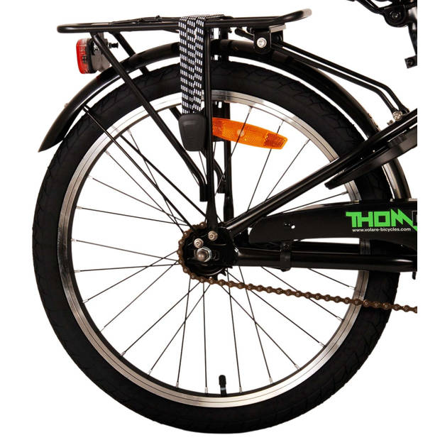 Volare Jongensfiets Thombike 20 Inch 23 cm Jongens Terugtraprem Zwart/Groen