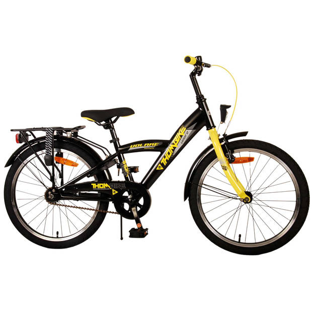 Volare Jongensfiets Thombike 20 Inch 23 cm Jongens Terugtraprem Zwart/Geel