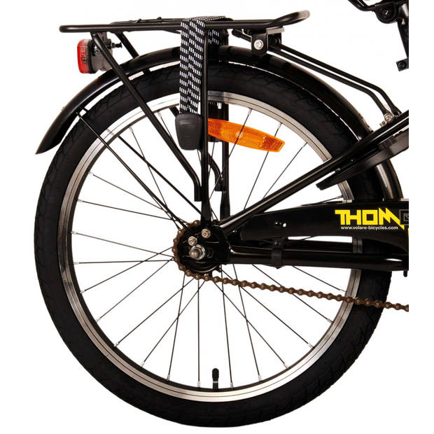 Volare Jongensfiets Thombike 20 Inch 23 cm Jongens Terugtraprem Zwart/Geel