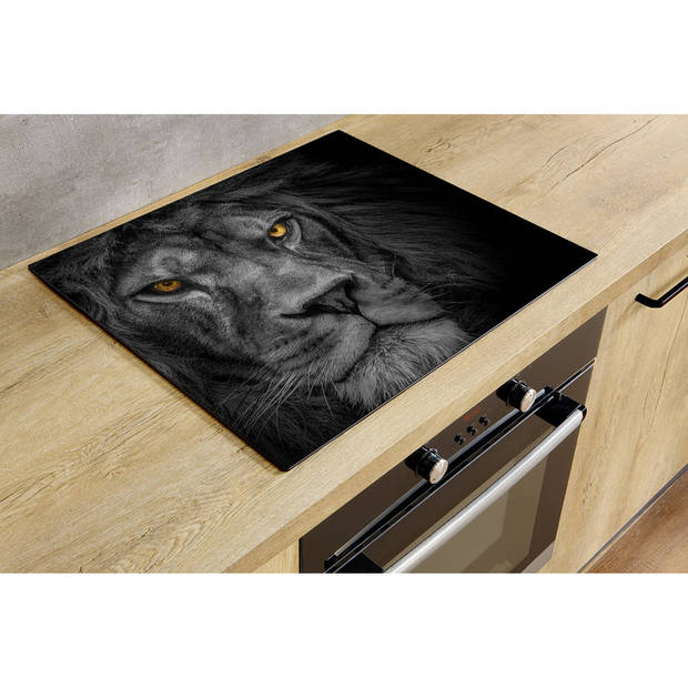 Inductiebeschermer - Dark Lion - 78x52 cm