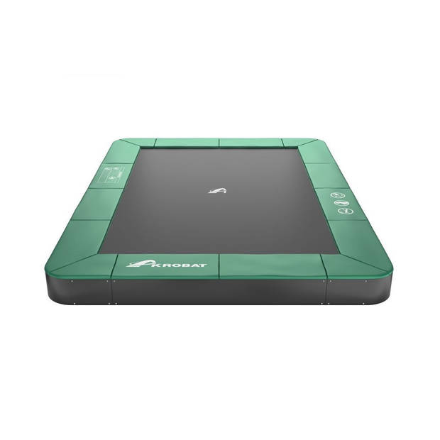 Trampoline AKROBAT ORBIT FLAT 335x244 (11x8ft) Green