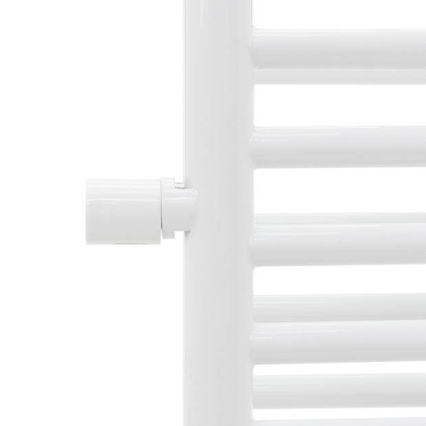 Elektrische badkamer radiator met verwarmingselement 600W 500x800 mm Wit ML-Design