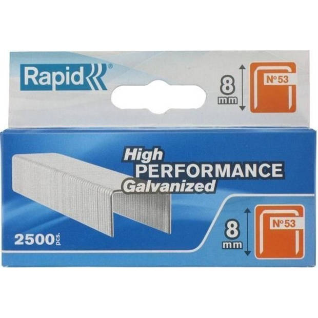 Rapid Nieten 53/8 mm Gegalvaniseerd 2.500 st.. Box