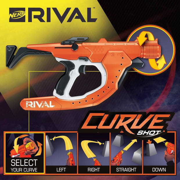 NERF Rival Curve Shot - Sideswipe XXI 1200 - Blaster