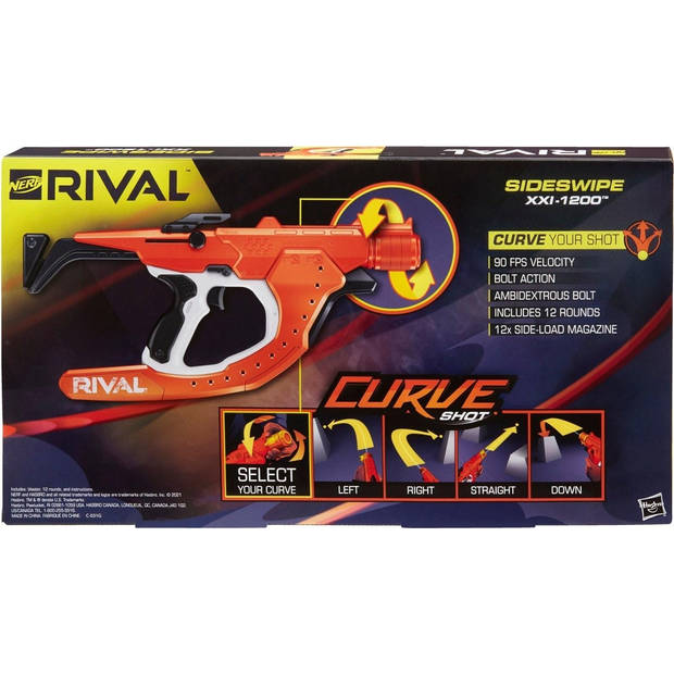 NERF Rival Curve Shot - Sideswipe XXI 1200 - Blaster