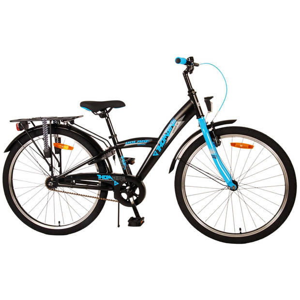 Volare Jongensfiets Thombike 24 Inch 23 cm Jongens Terugtraprem Zwart/Blauw