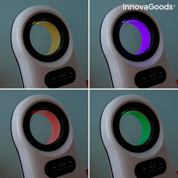Bladloze, verdampende airconditioner met LED Evareer InnovaGoods