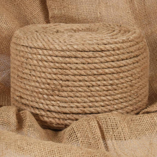 vidaXL Touw 25 m lang 12 mm dik jute