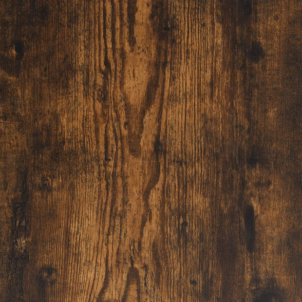 vidaXL Wandschappen 8 st 40x20x1,5 cm bewerkt hout gerookt eikenkleur